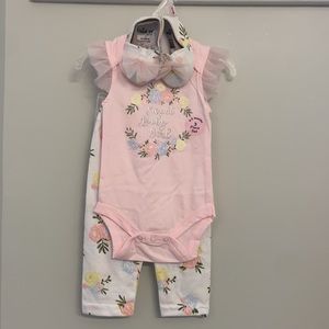 Cutie Pie Baby Girl 0-3 M Set